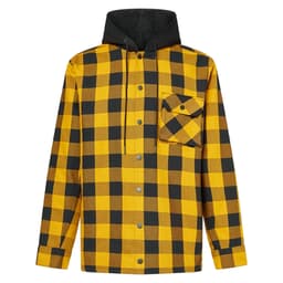 Oakley Bear Cozy Amber Yellow/Black Check Hooded Jacket XXL FOA404860-9GW-XXL