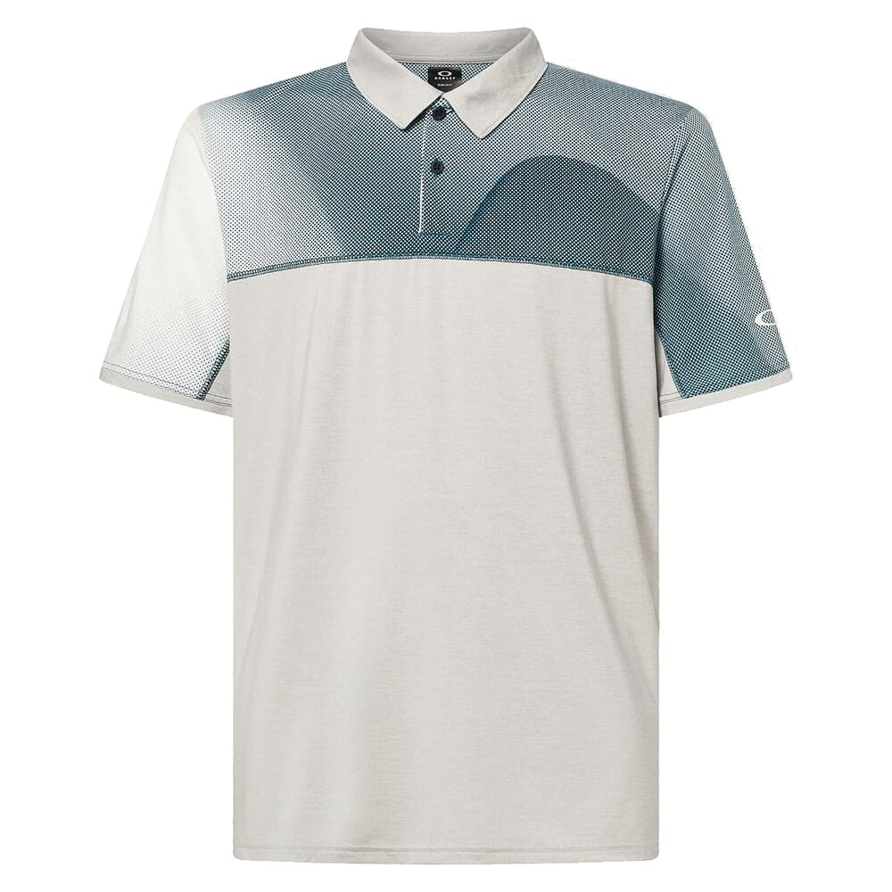 Oakley Sand Block Oil Blue Polo Shirt Medium FOA404881-6LA-M