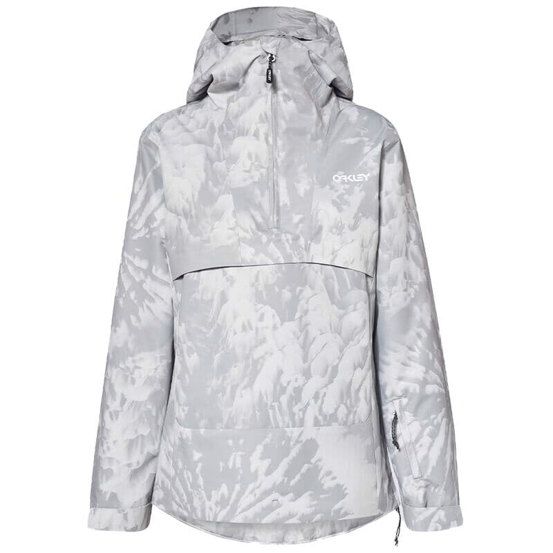Oakley Holly Gray Mountain Tie-Dye Anorak Jacket Medium FOA500124-9M1-M