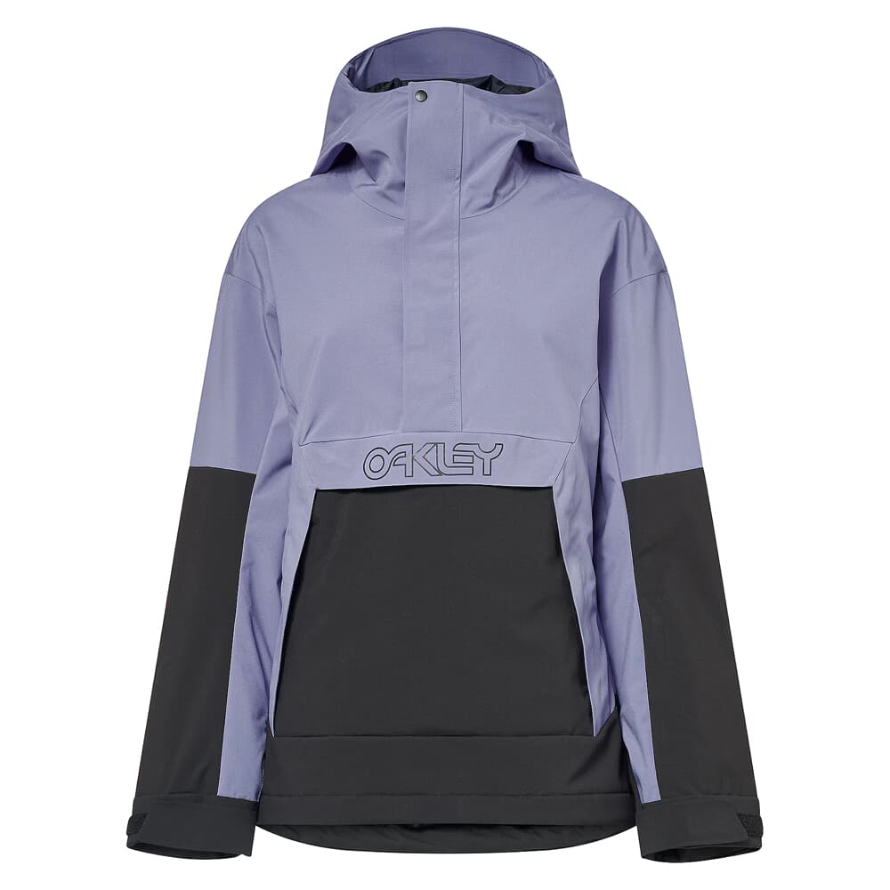Oakley Women's TNP TBT Blackout/New Lilac Insulated Anorak Jacket XXL FOA500471-9WM-XXL