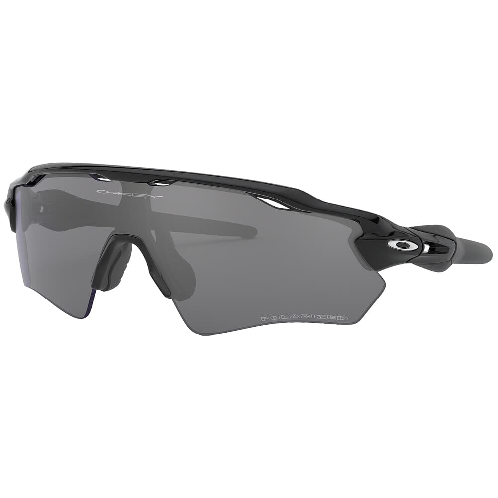 Oakley Radar EV XS Path Polished Black w/Black Iridium Polarized Lenses OJ9001-0731