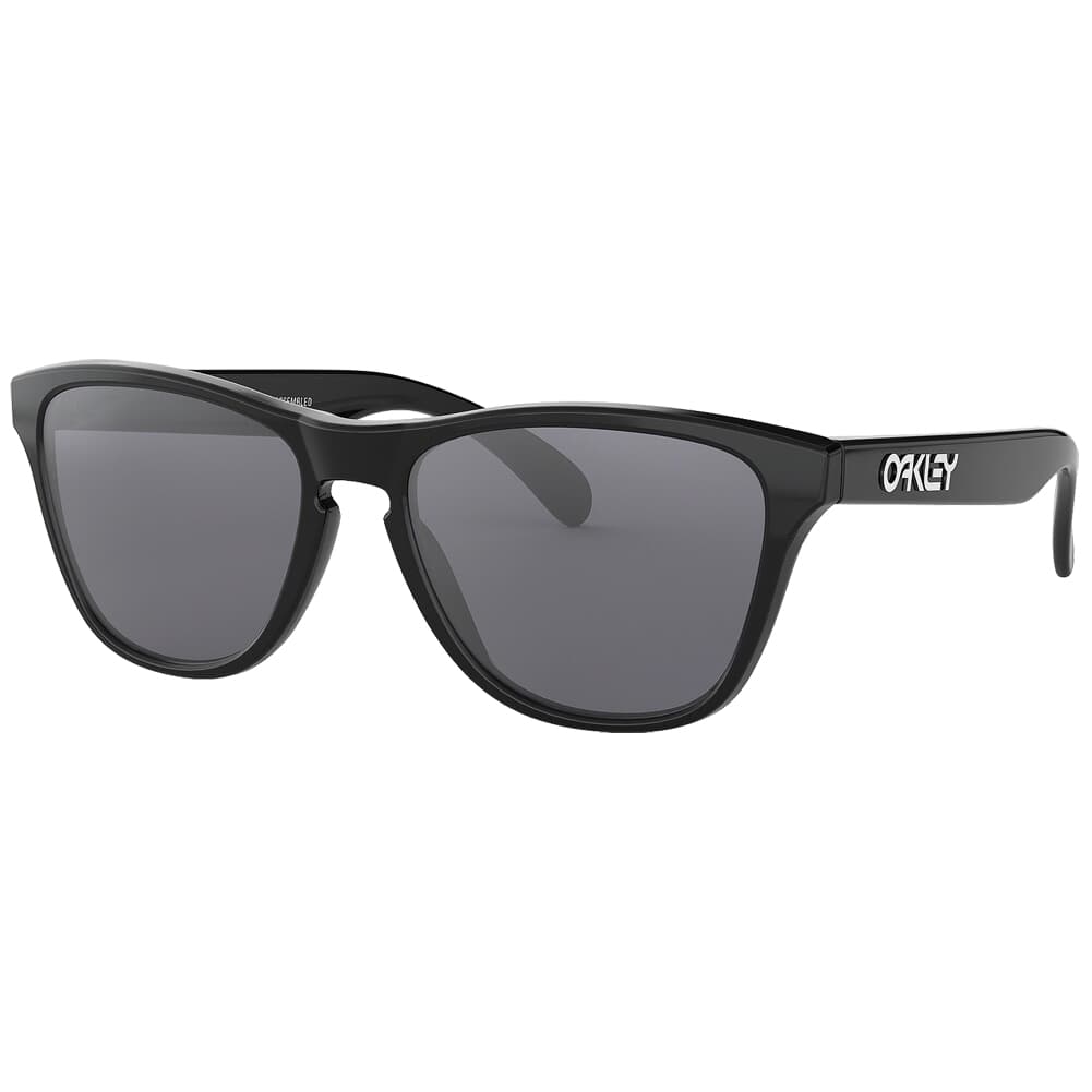 Oakley Frogskins XS Polished Black w/Grey Lenses OJ9006-0153