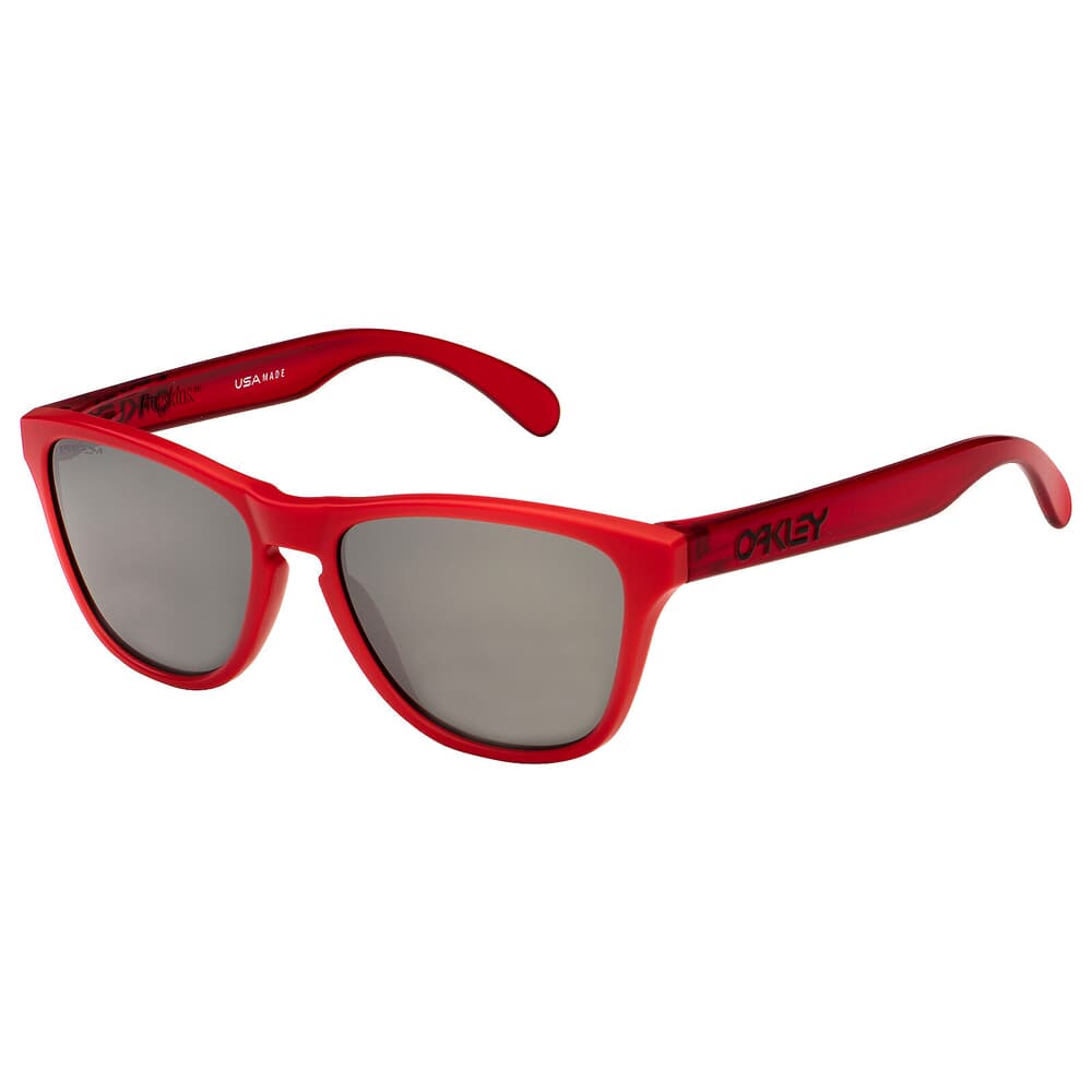 Oakley Frogskins XS Matte Red/Transluscent Red w/PRIZM Black Lenses OJ9006-0853