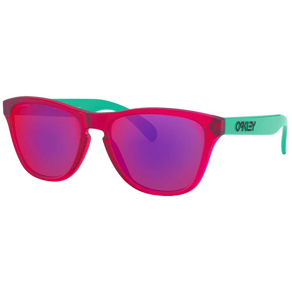 Oakley Frogskins XS Matte Transluscent Pink w/PRIZM Road Lenses OJ9006-0953