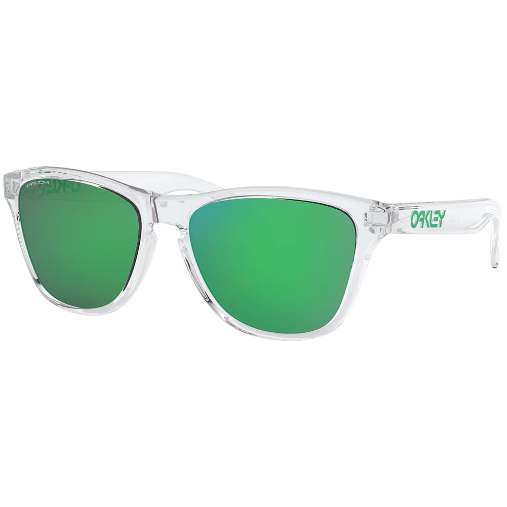 Oakley Frogskins Youth Fit Polished Clear w/PRIZM Jade Lenses OJ9006-1853