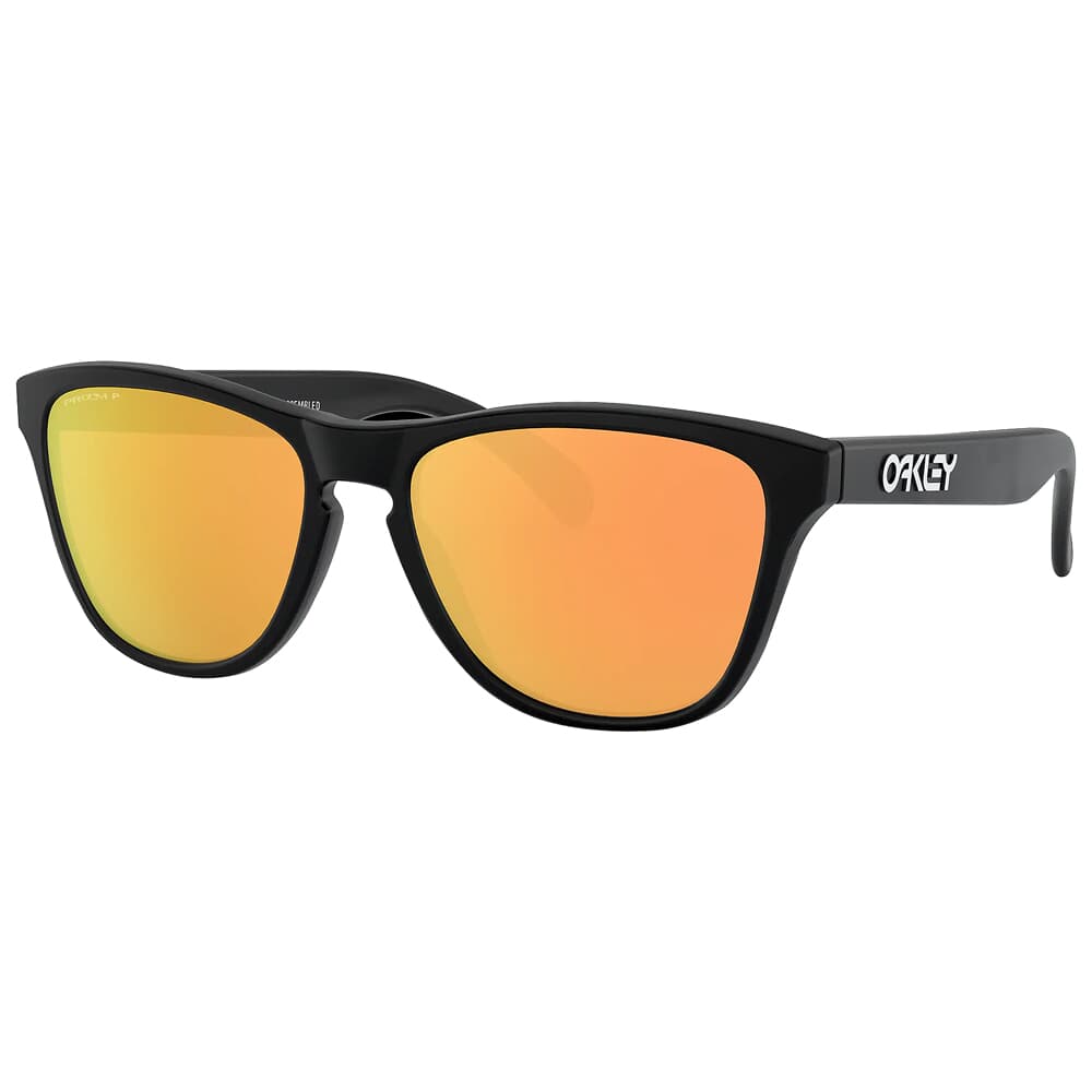 Oakley Frogskins XS Matte Black w/PRIZM Rose Gold Polarized Lenses OJ9006-2153