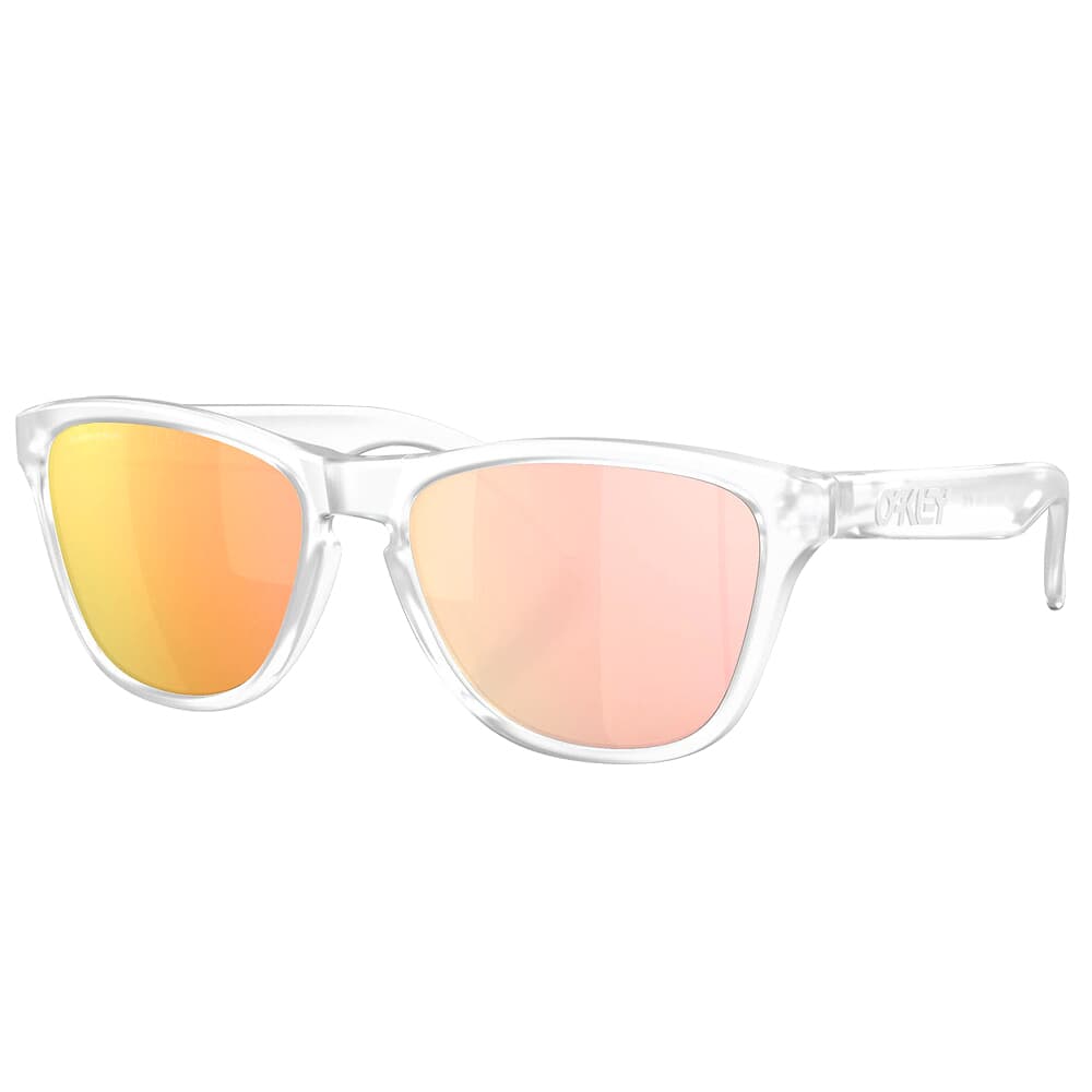 Oakley Frogskins XS Matte Clear w/PRIZM Rose Gold Lenses OJ9006-3553
