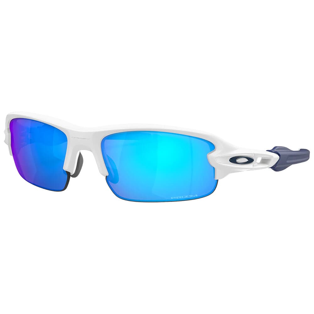 Oakley Flak XXS Matte White w/PRIZM Sapphire Lenses OJ9008-0758
