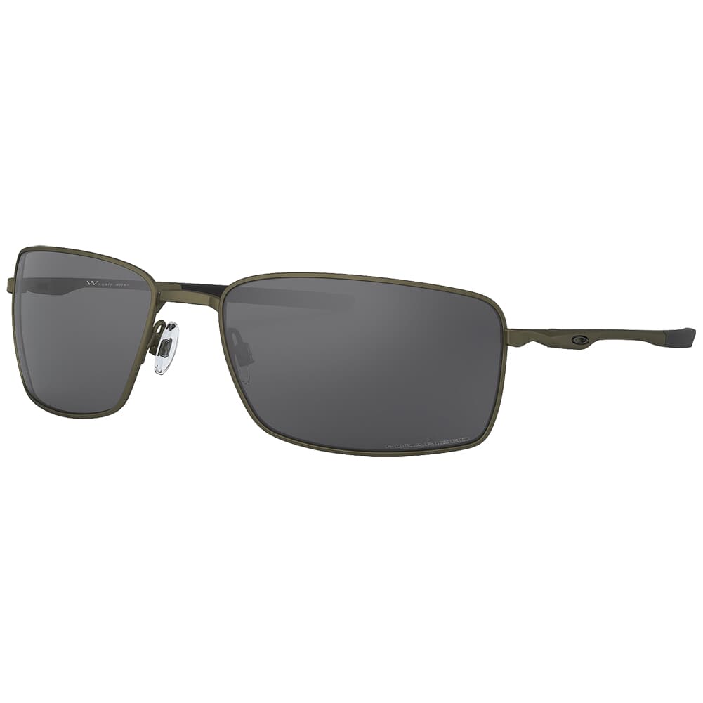 Oakley Square Wire Carbon w/Grey Polarized Lenses OO4075-04