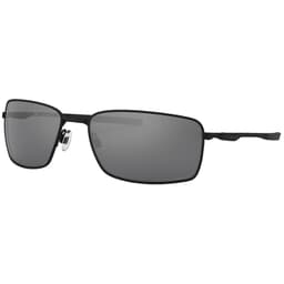 Oakley Square Wire Matte Black w/Black Iridium Polarized Lenses OO4075-05
