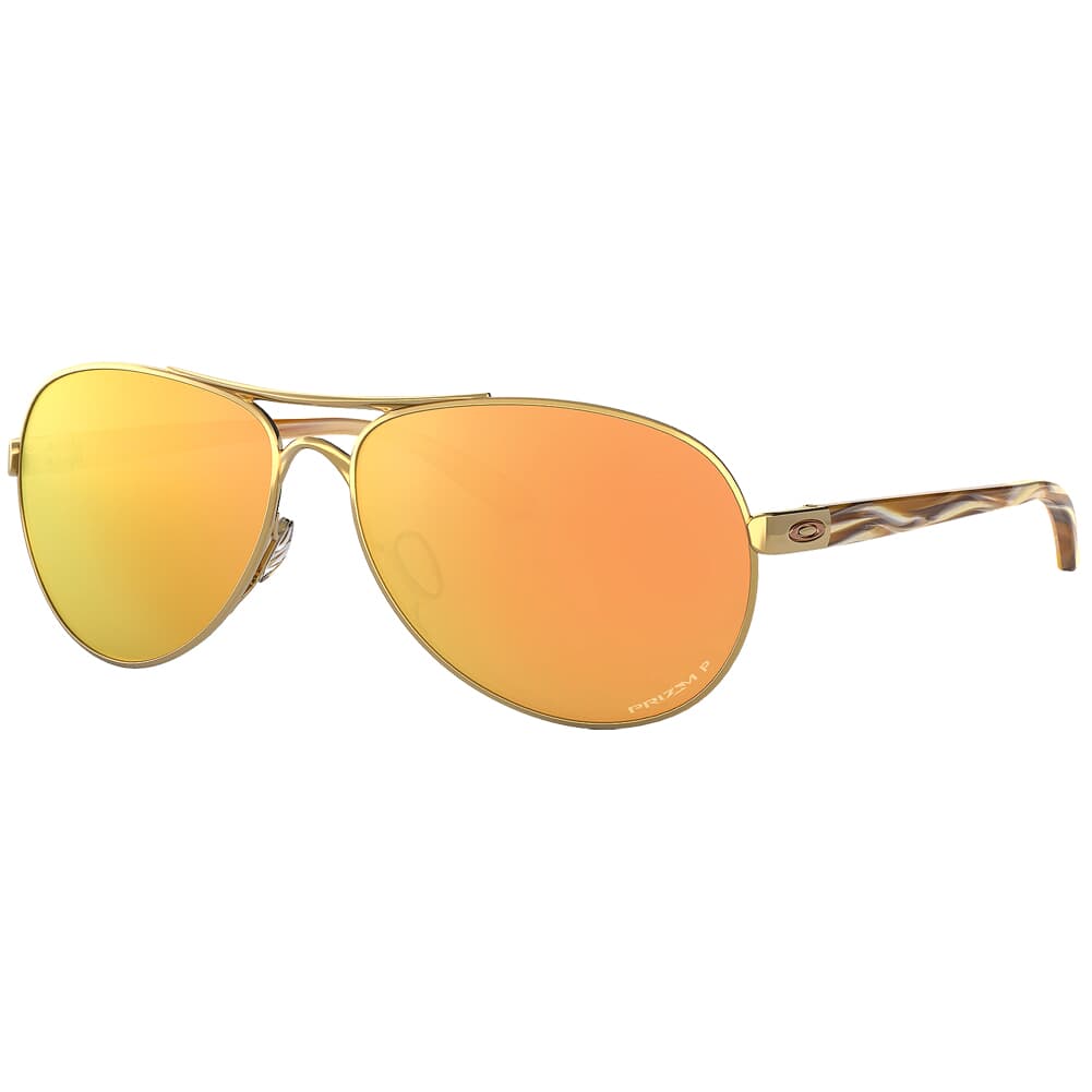 Oakley Feedback Polished Gold w/PRIZM Rose Gold Polarized Lenses OO4079-3759