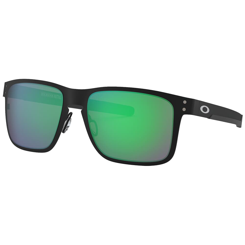 Oakley Holbrook Metal Matte Black w/Jade Iridium Lenses OO4123-0455