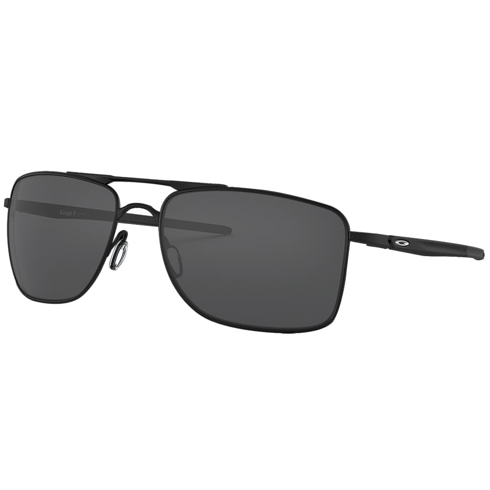 Oakley Gauge 8 L Matte Black w/Grey Lenses OO4124-0162