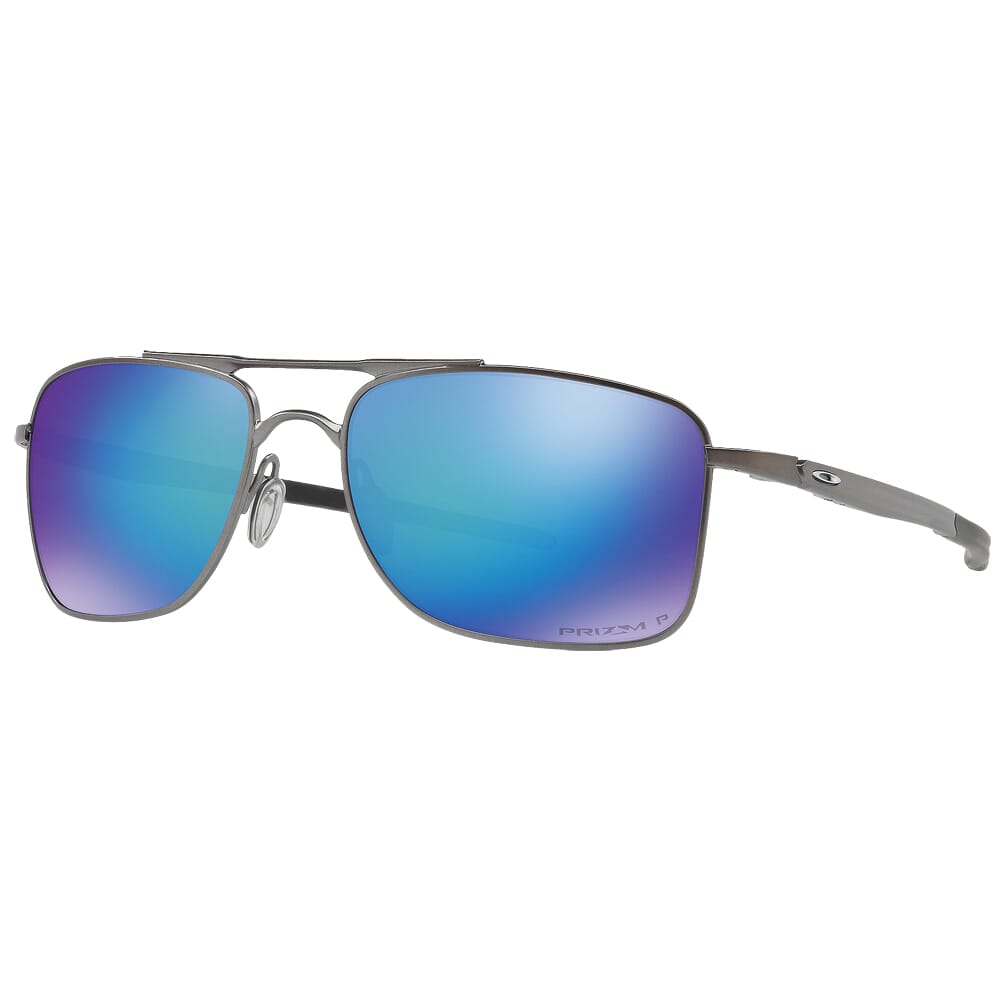 Oakley L Matte Gunmetal w/PRIZM Sapphire Polarized Lenses OO4124-0662 For Sale - EuroOptic.com