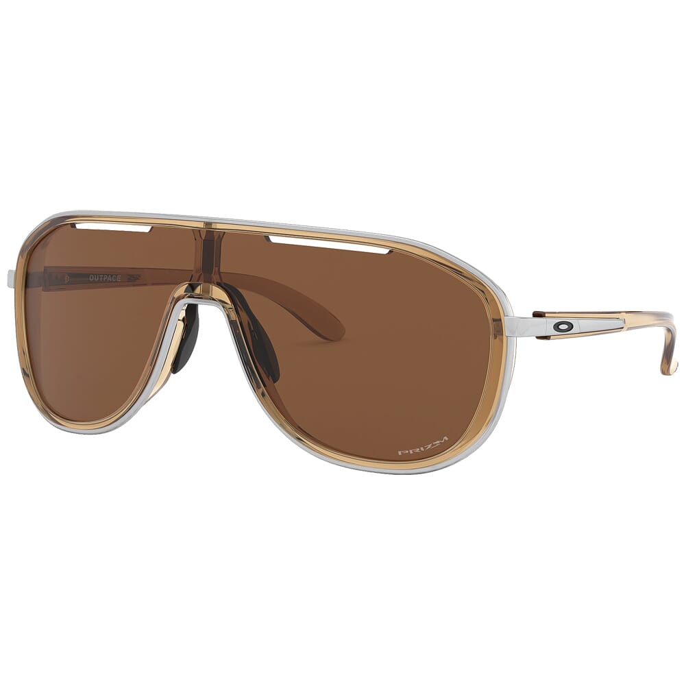 Oakley Outpace Brown Smoke w/PRIZM Tungsten Lenses OO4133-0826