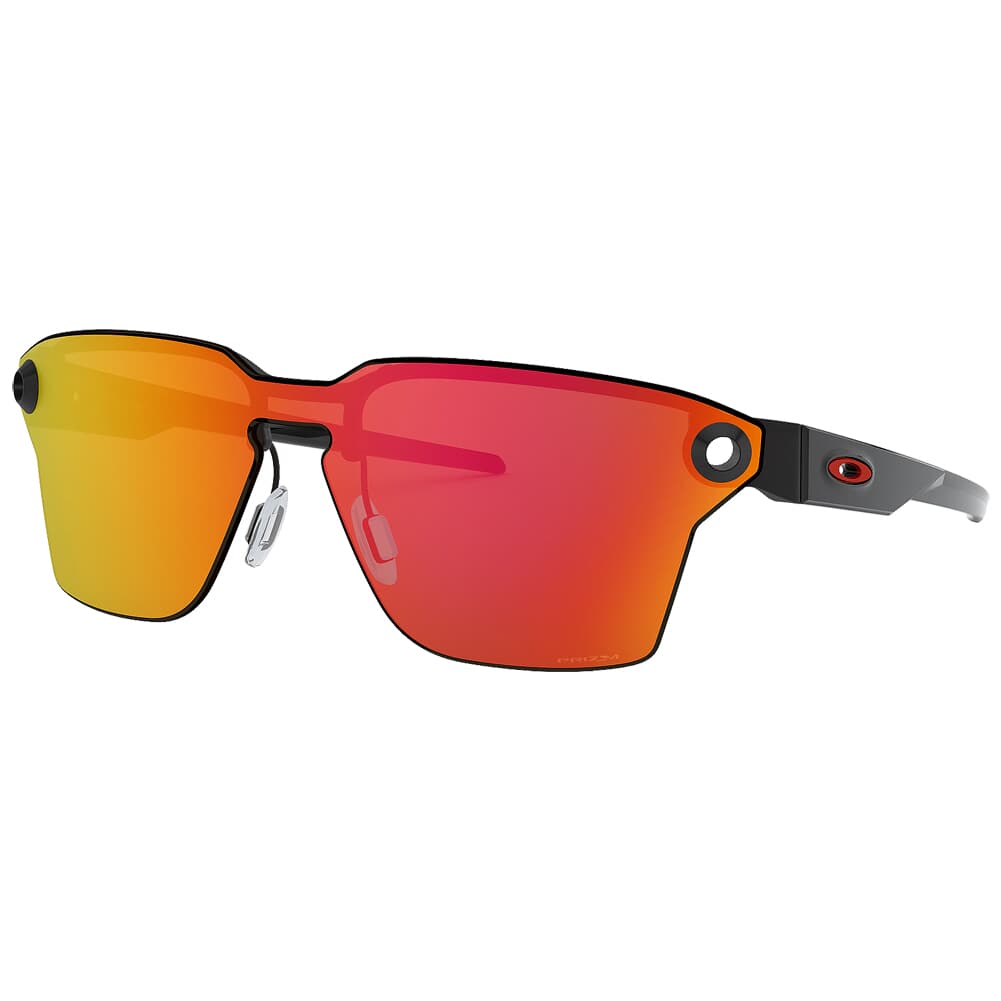 Oakley Lugplate Polished Black w/PRIZM Ruby Lenses OO4139-0439