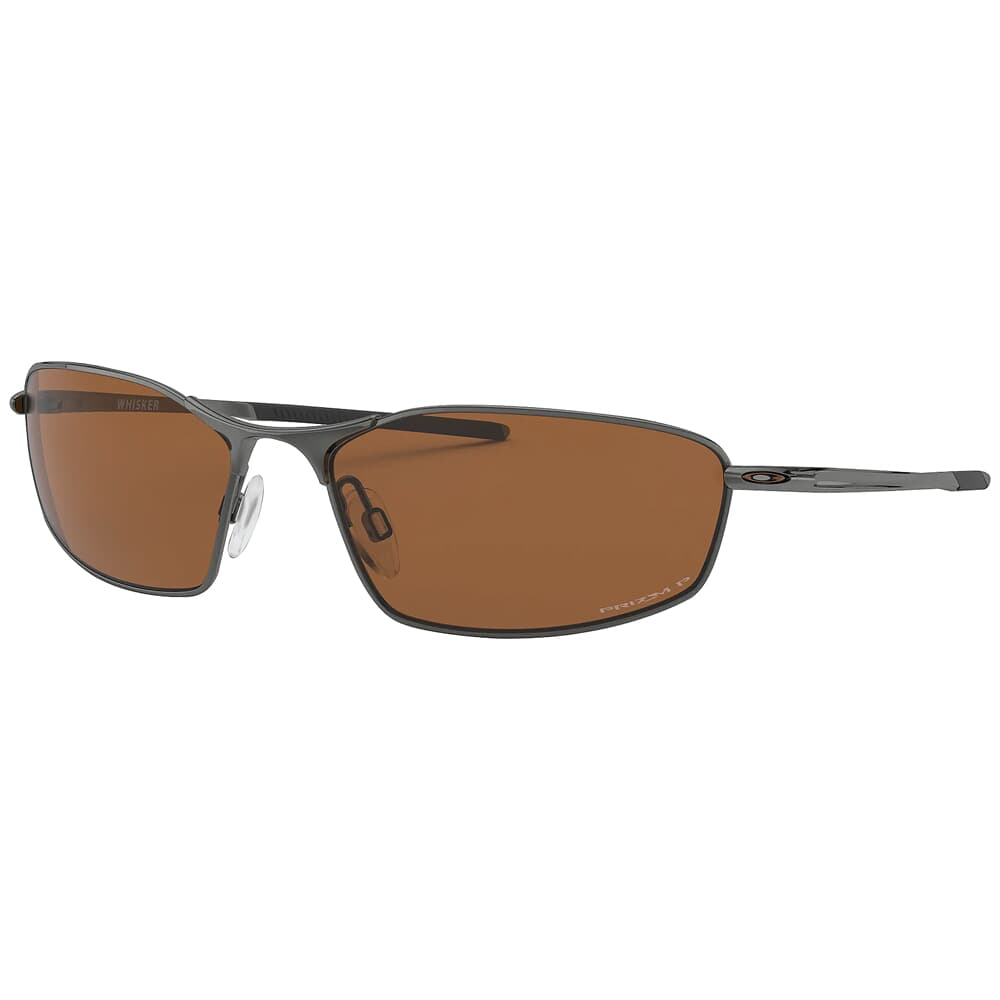 Oakley Whisker Satin Chrome w/PRIZM Sapphire Polarized Lenses OO4141-0460
