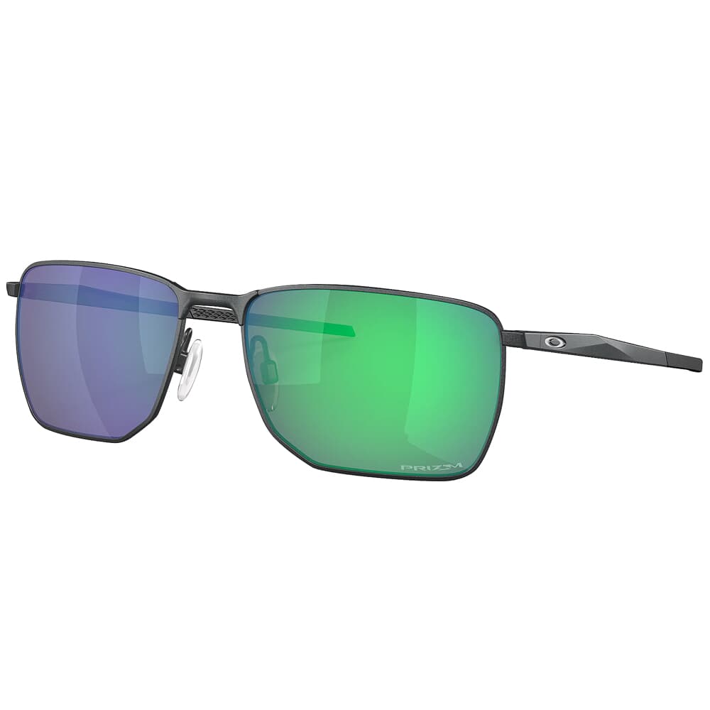 Oakley Ejector Satin Light Steel w/PRIZM Jade Lenses OO4142-1358