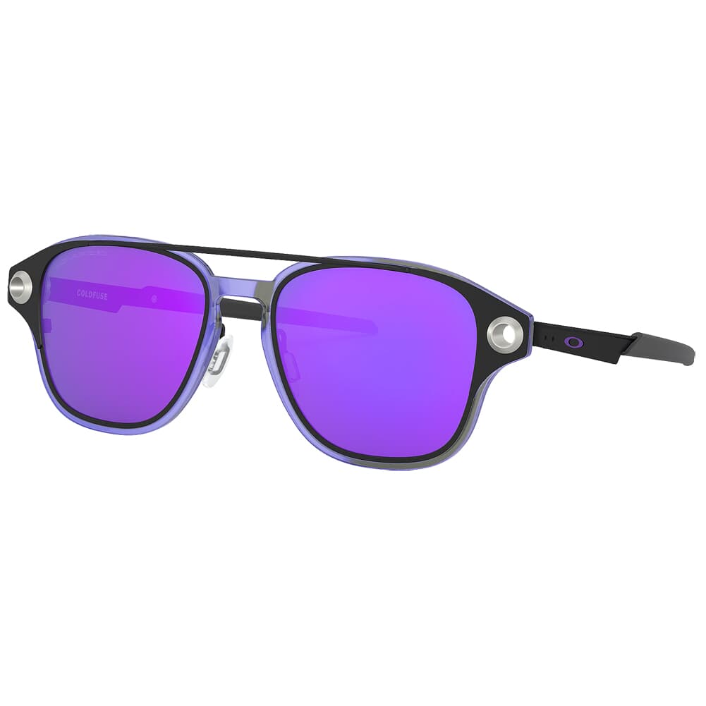 Oakley Coldfuse Matte Black w/Violet Iridium Polished Lenses OO6042-0652