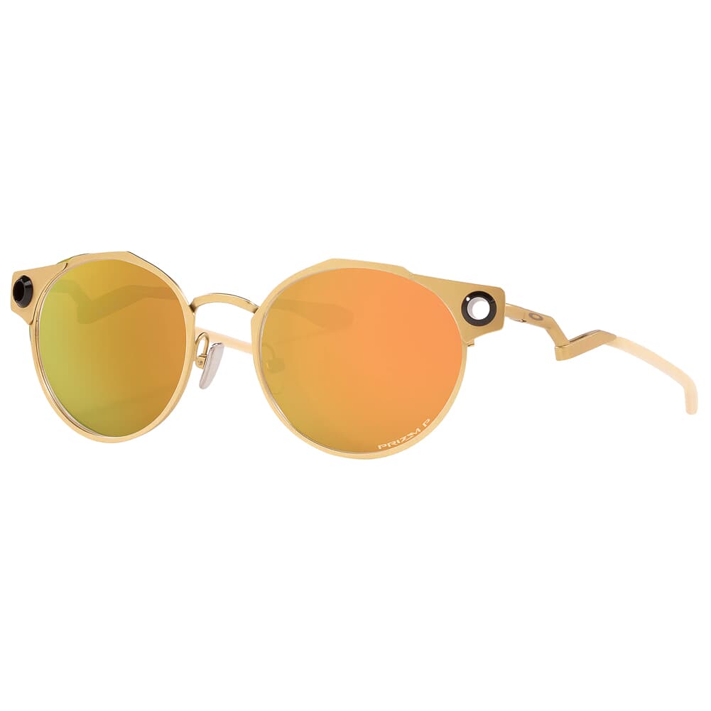 Oakley Deadbolt Satin Light Gold w/PRIZM Rose Gold Lenses OO6046-0650