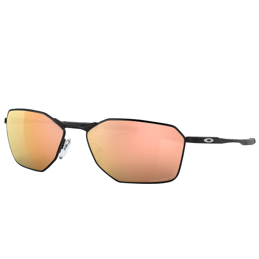 Oakley Savitar Satin Black w/PRIZM Rose Gold Polarized Lenses OO6047-0458