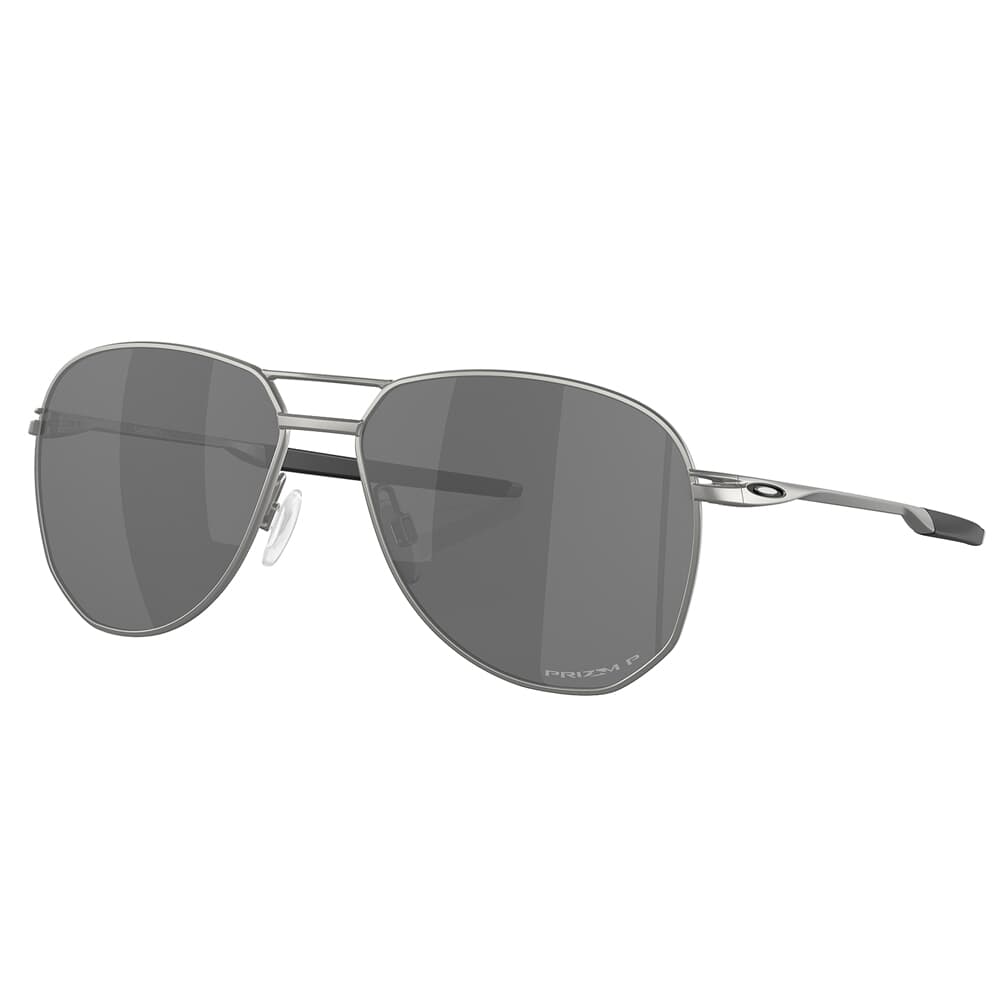 Oakley Contrail TI Satin Chrome w/PRIZM Black Polarized Lenses OO6050-0357