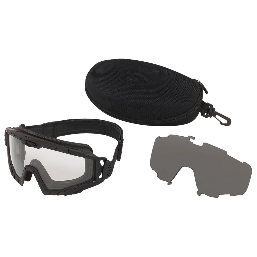 Oakley SI Ballistic Goggle 2.0 Black w/Clear and Grey Lens Array OO7035-03