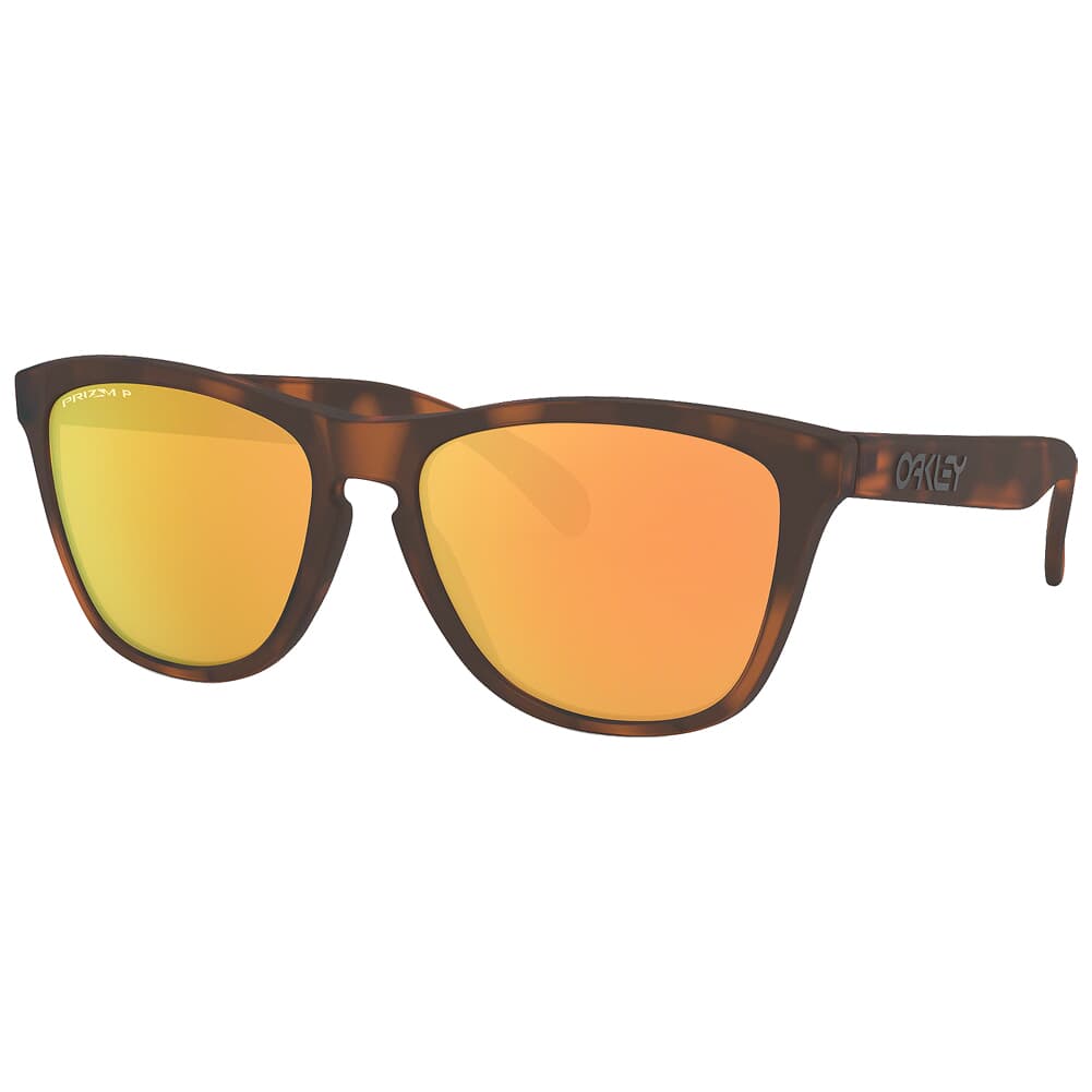 Oakley Frogskins Matte Brown Tortoise w/PRZM Rose Gold Polished Lenses OO9013-G055