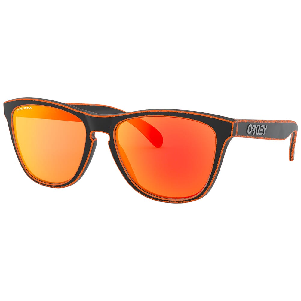 Oakley Frogskins Race Worn Orange w/PRIZM Ruby Lenses OO9013-G155