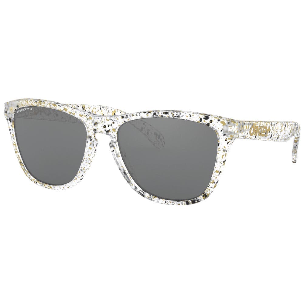 Oakley Frogskins Splatter Clear w/PRIZM Black Lenses OO9013-G655