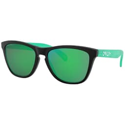 Oakley Frogskins Matte Black/Transluscent Green w/PRIZM Jade Lenses OO9013-I455