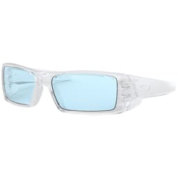 Oakley GasCan SR Matte Clear w/Light Blue Lenses OO9014-5560