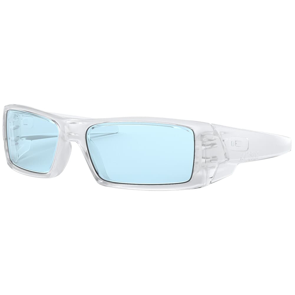 Oakley GasCan SR Matte Clear w/Light Blue Lenses OO9014-5560