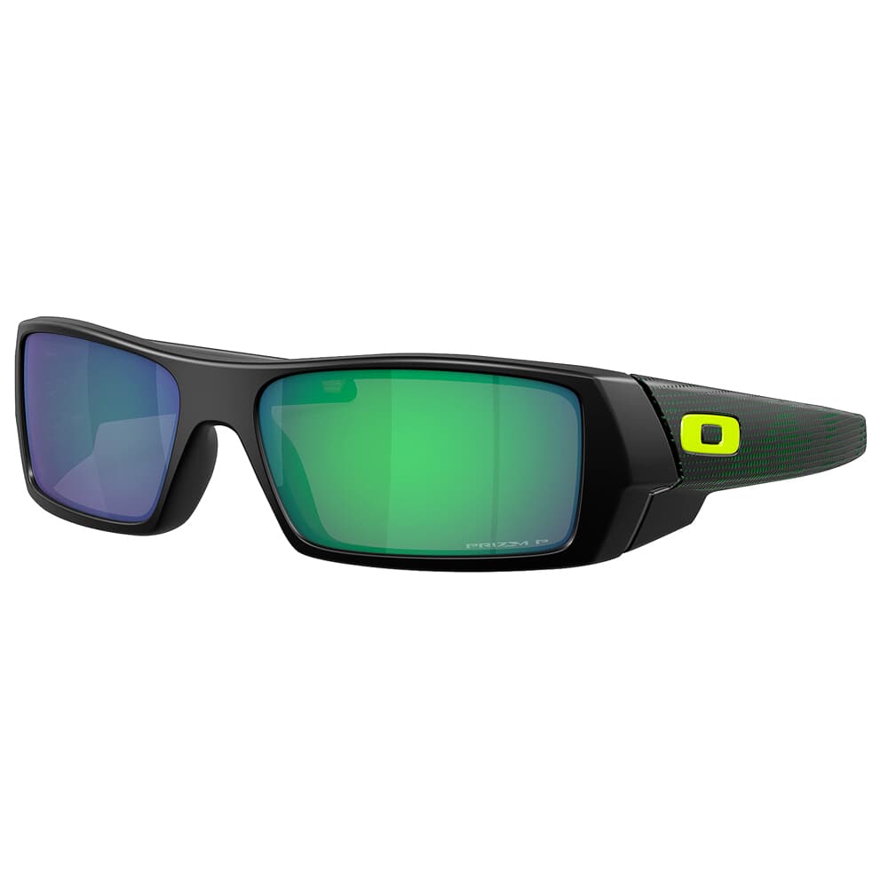 Oakley GasCan Hi Res Matte Black/Green w/PRIZM Jade Polarized Lenses OO9014-B660