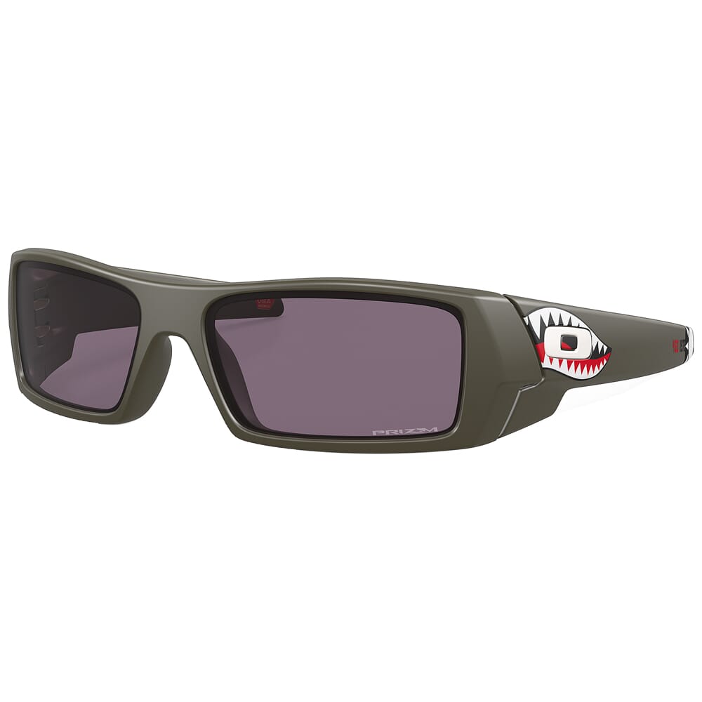 Oakley SI GasCan American Heritage WWII Nose Art Matte Olive w/PRIZM Grey Lenses OO9014-B760