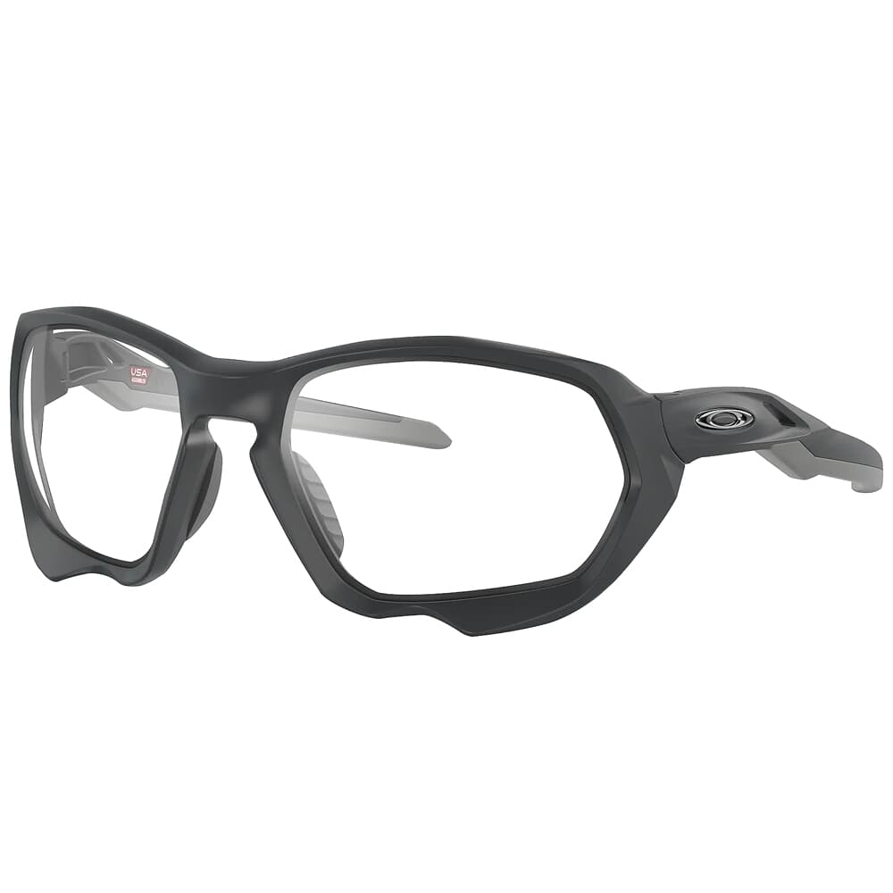 Oakley Plazma Matte Carbon w/Clear to Black Iridium Photochromic Lenses OO9019-0559