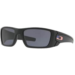 Oakley SI Fuel Cell/Matte Black/Grey US Flag Icon Lenses OO9096-38