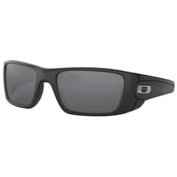 Oakley SI Fuel Cell Matte Black Steel Flag w/Black Iridium Lenses OO9096-82