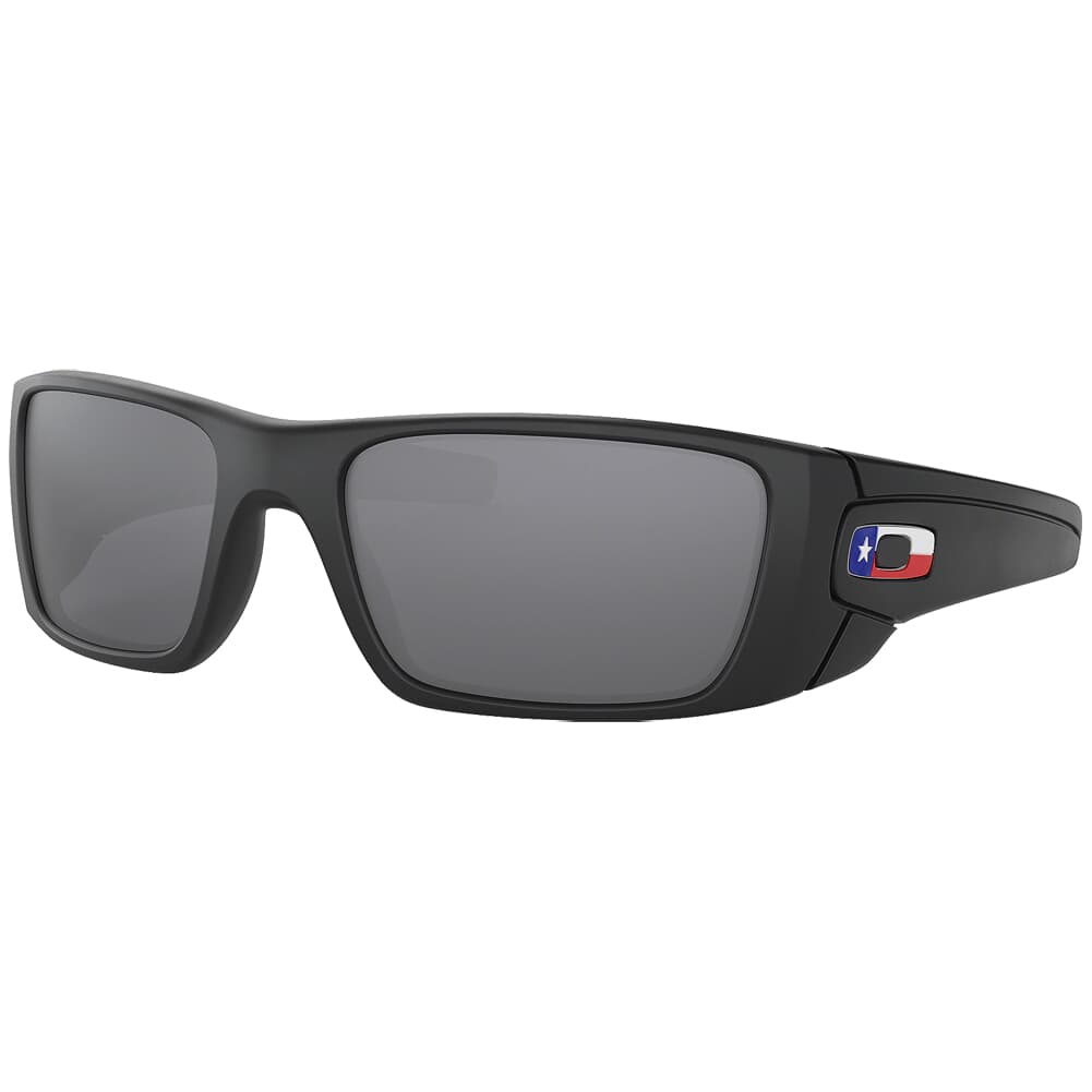 Oakley SI Fuel Cell Matte Black Texas Flag w/Black Iridium Lenses OO9096-J160
