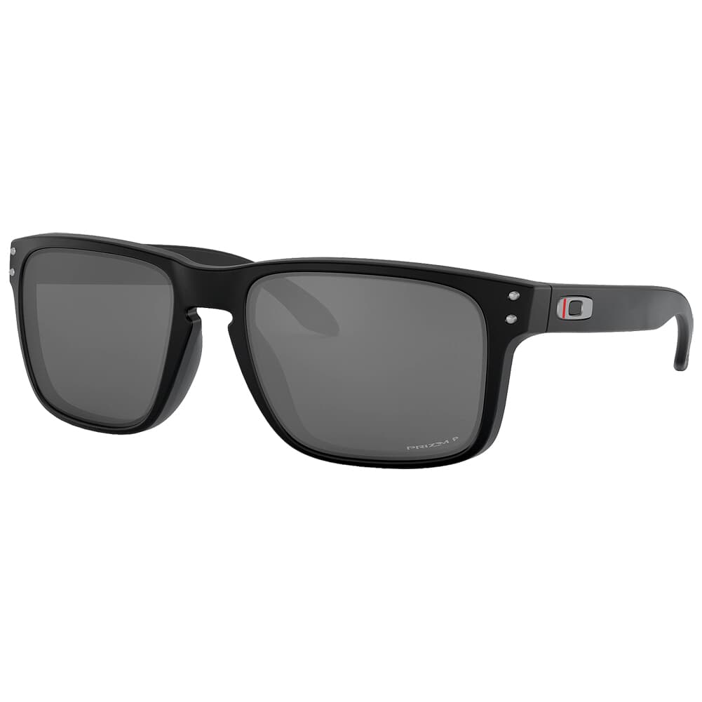 Oakley SI Holbrook Thin Red Line w/PRIZM Black Polarized Lenses OO9102-K555