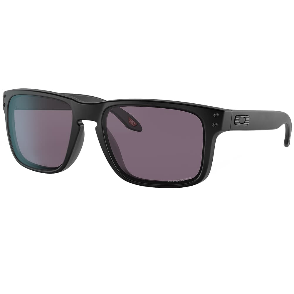 Oakley SI Holbrook Matte Black Tonal US Flag Logo w/PRIZM Grey Lenses OO9102-T855