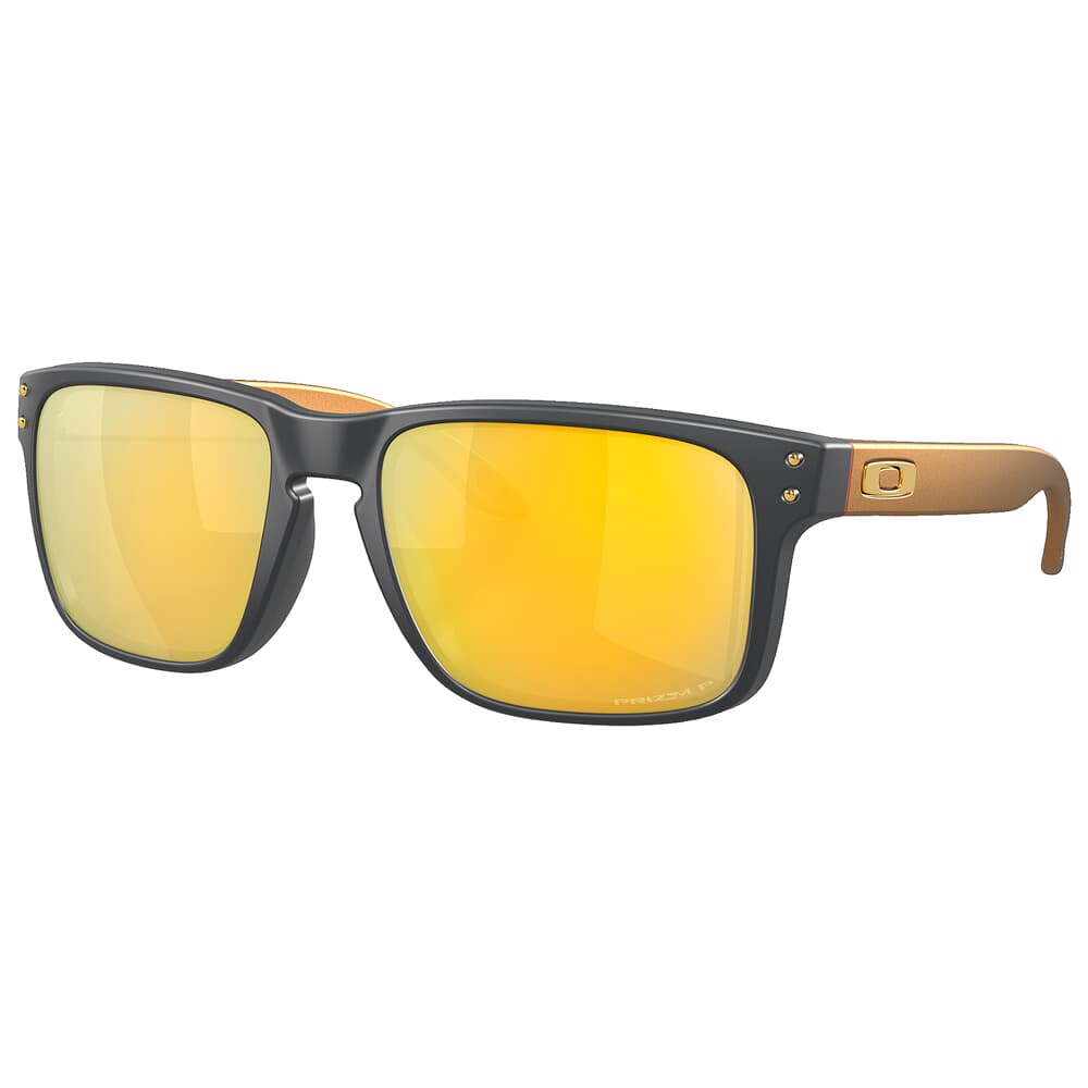 Oakley Holbrook Matte Carbon w/PRIZM 24K Polarized Lenses OO9102-W455