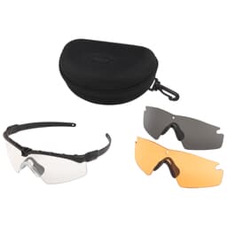 Oakley SI Ballistic M Frame 3.0 Black w/Clear, Grey, Persimmon Lens Array OO9146-04