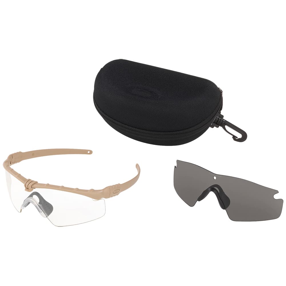 Oakley SI Ballistic M Frame 3.0 Dark Bone w/Clear and Grey Lens Array OO9146-07