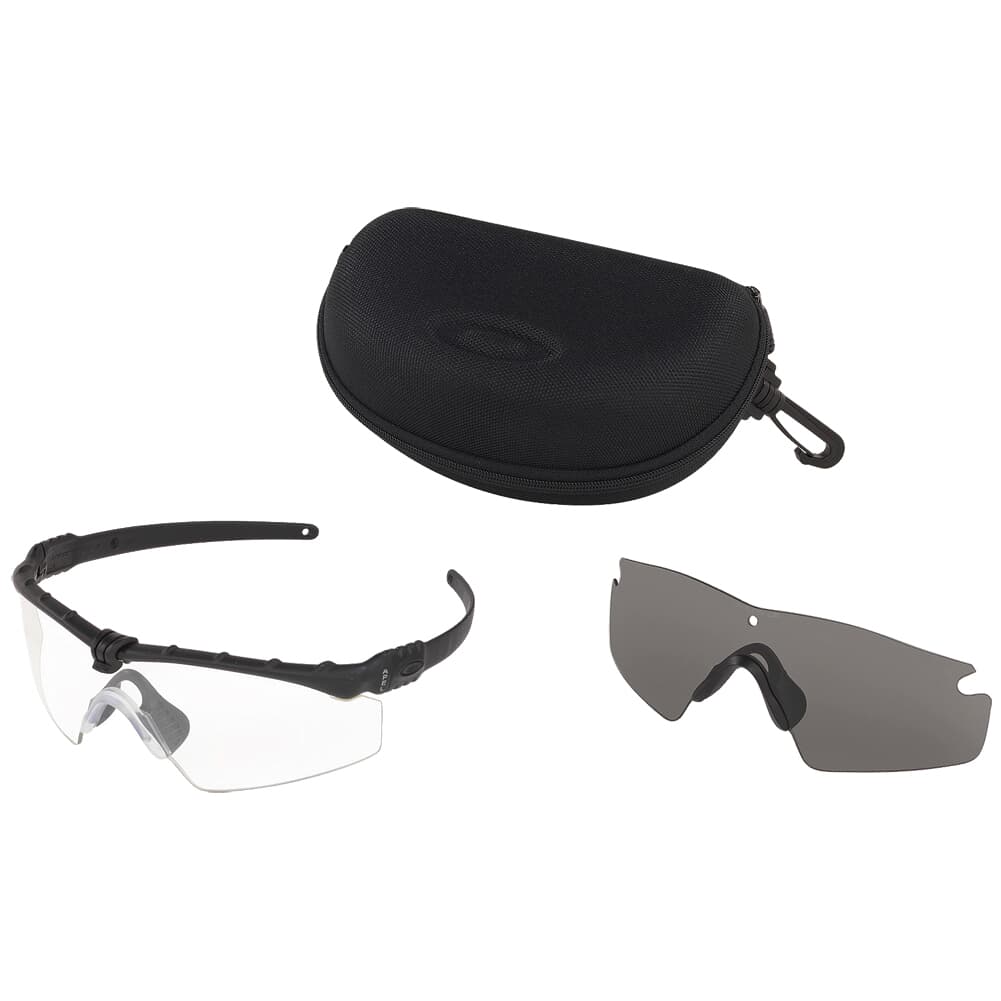 Oakley SI Ballistic M Frame 3.0 Matte Black w/Clear and Grey Lens Array (MCEPS Class 1) OO9146-21