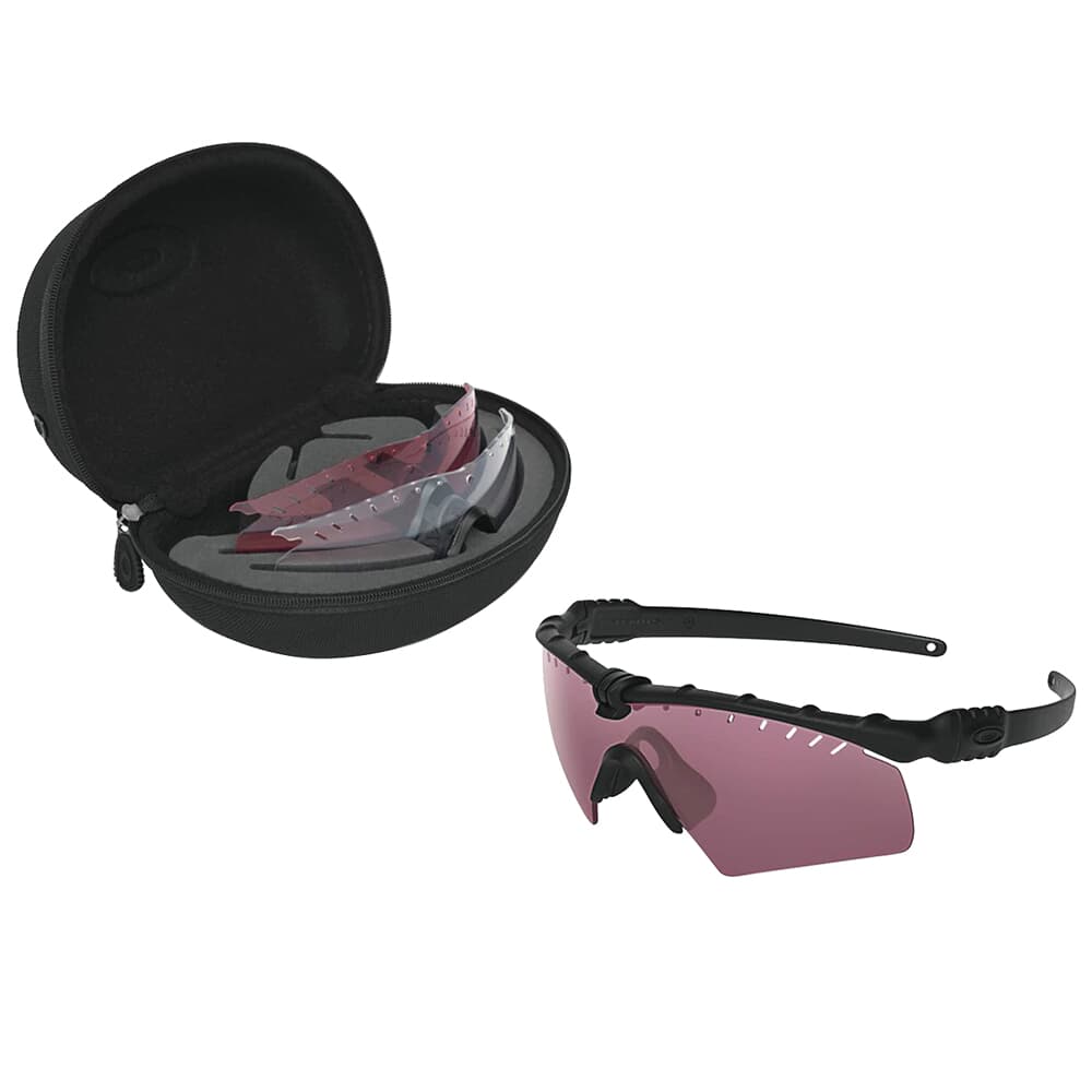 Oakley SI Ballistic M Frame 3.0 EN Matte Black Hybrid Vented w/Clear, TR22, and TR45 Lenses OO9146-4732