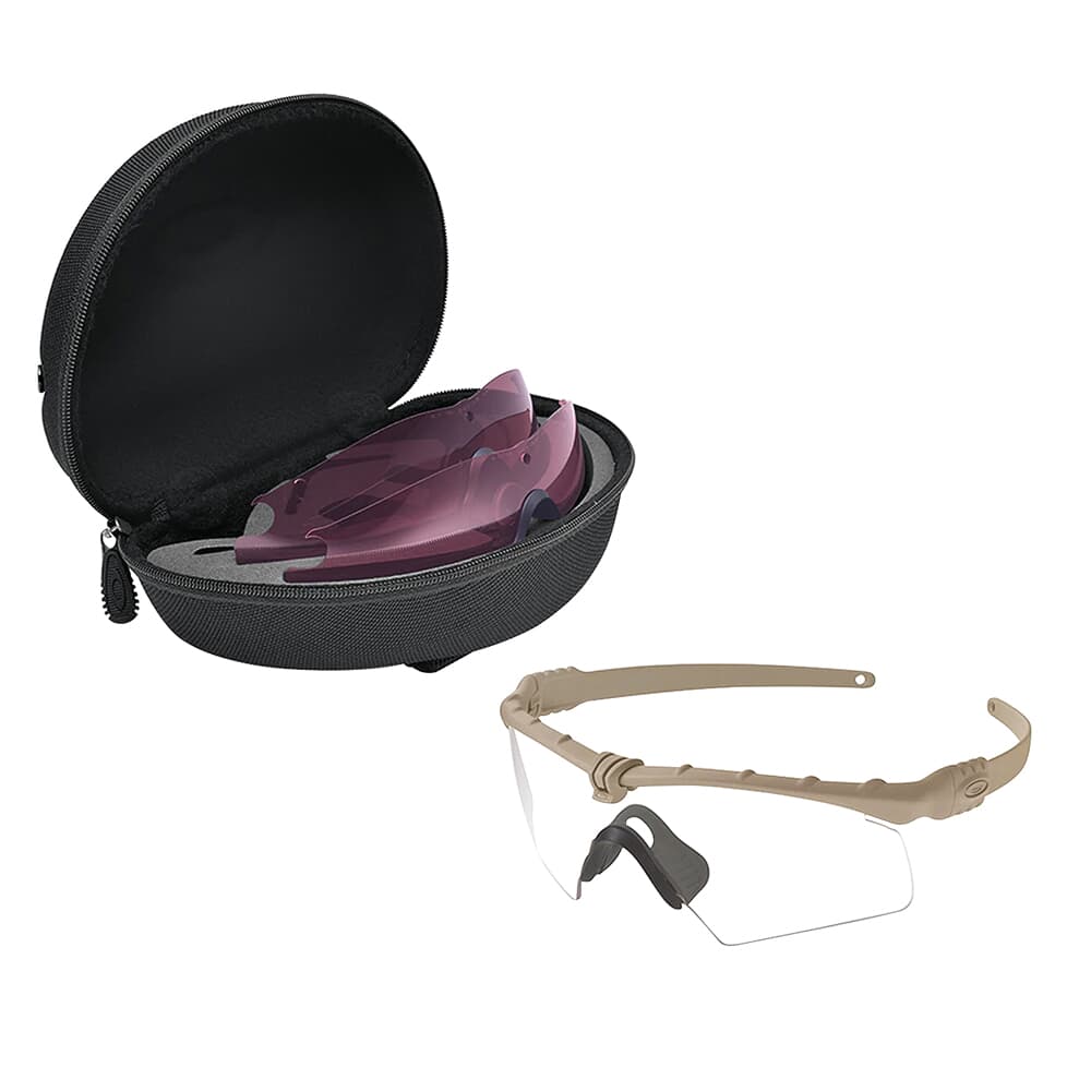 Oakley SI Ballistic M Frame 3.0 EN Bone Hybrid w/Clear, TR22, and TR45 Lenses OO9146-4832