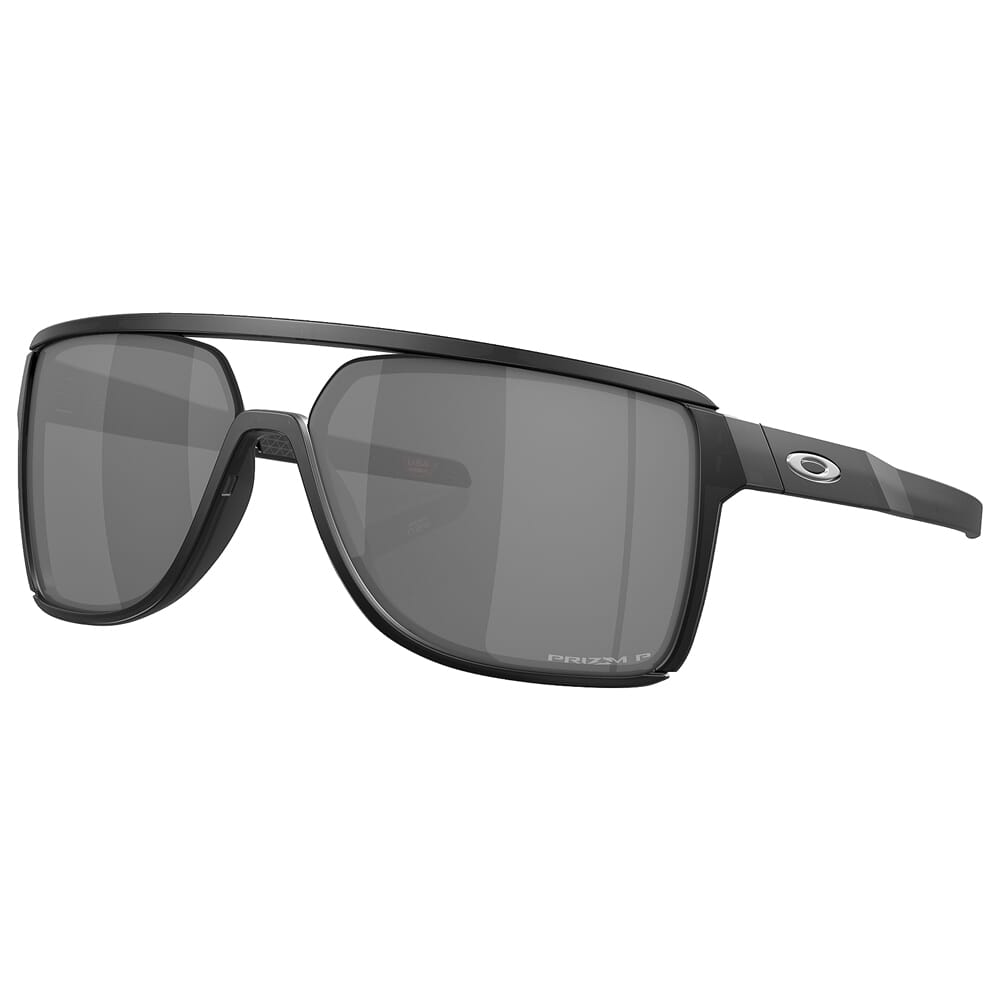 Oakley Castel Matte Black Ink w PRIZM Black Polarized Lenses OO9147 0263 For Sale EuroOptic