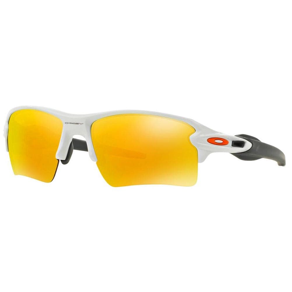 Oakley Flak 20 XL Polished White w/Fire Iridium Lenses OO9188-19