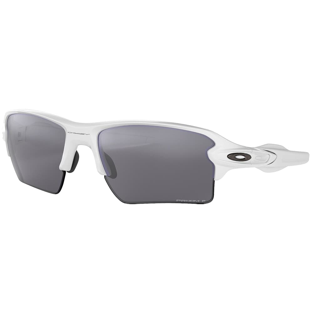 Oakley Flak 20 XL Polished White w/PRIZM Black Polarized Lenses OO9188-7659